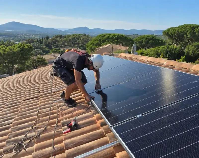 Installateur panneaux solaires Cassis — pose photovoltaïque sur toiture