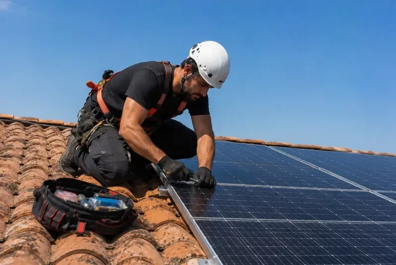 Maintenance et monitoring de panneaux solaires à Cassis