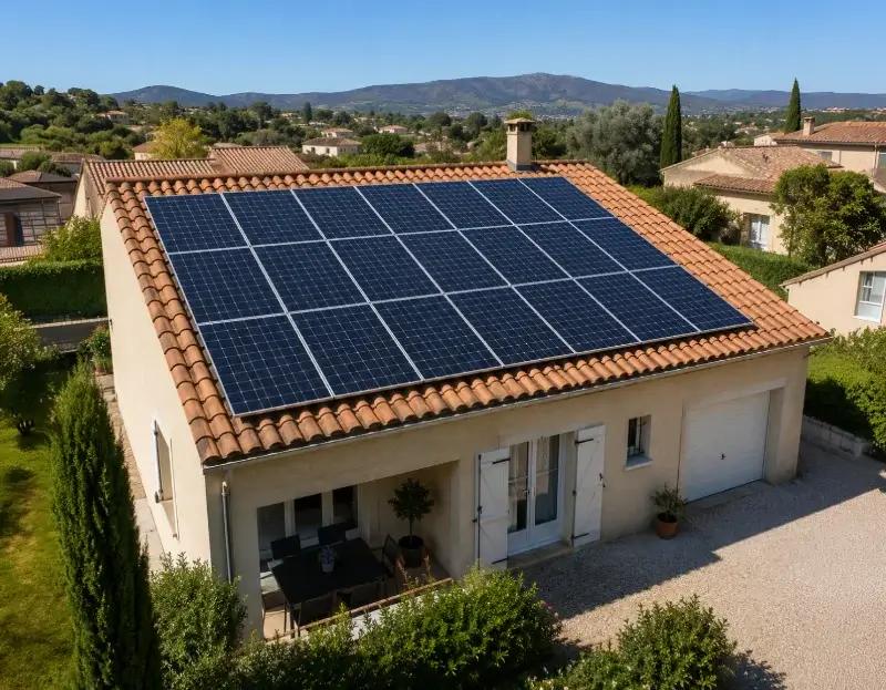 Prime à l'autoconsommation panneaux solaires Cassis — aide financière de l'État